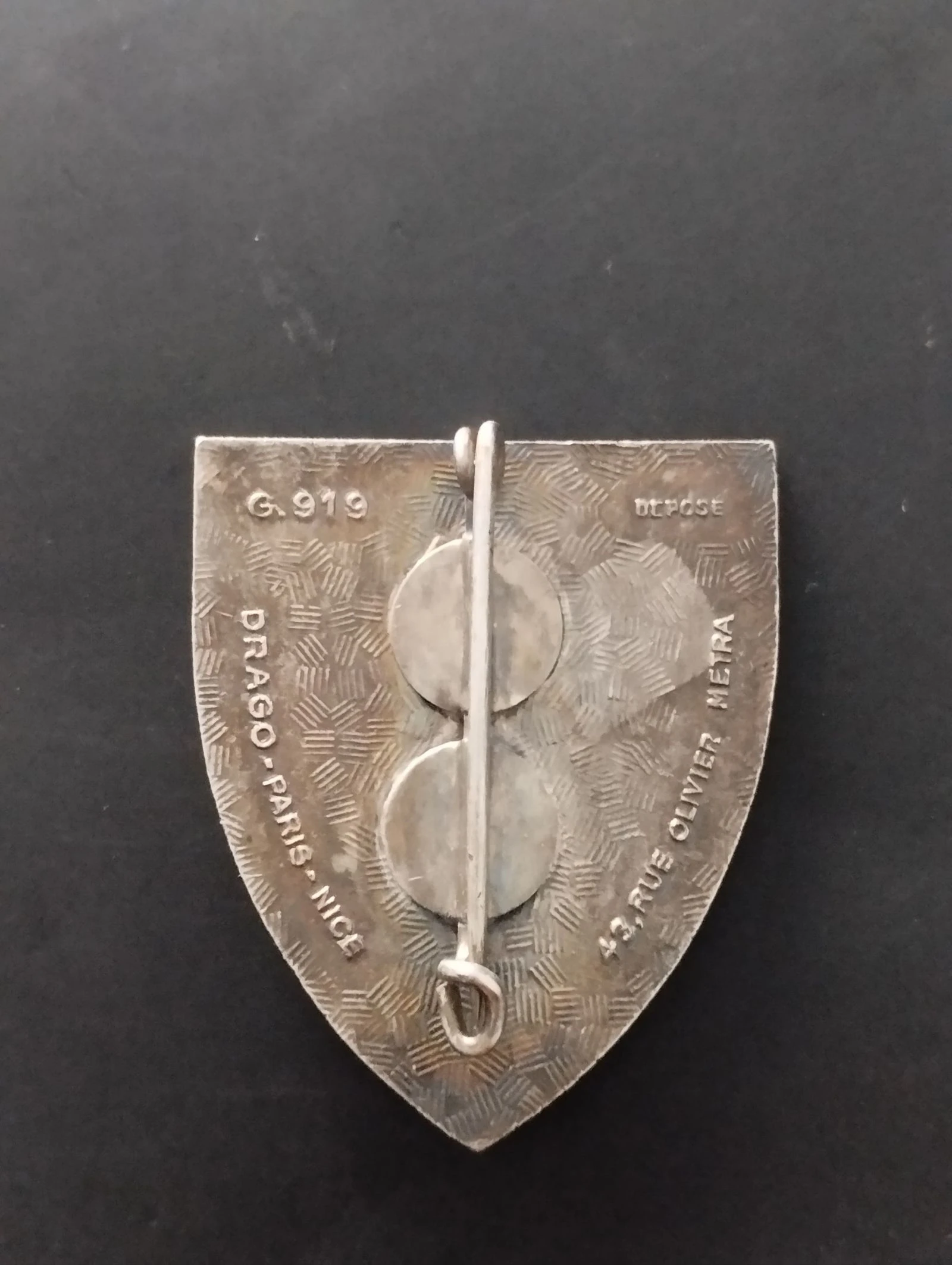 Insígnia Militar Original da 6ª Divisão Blindada Francesa (1952) – photo 2